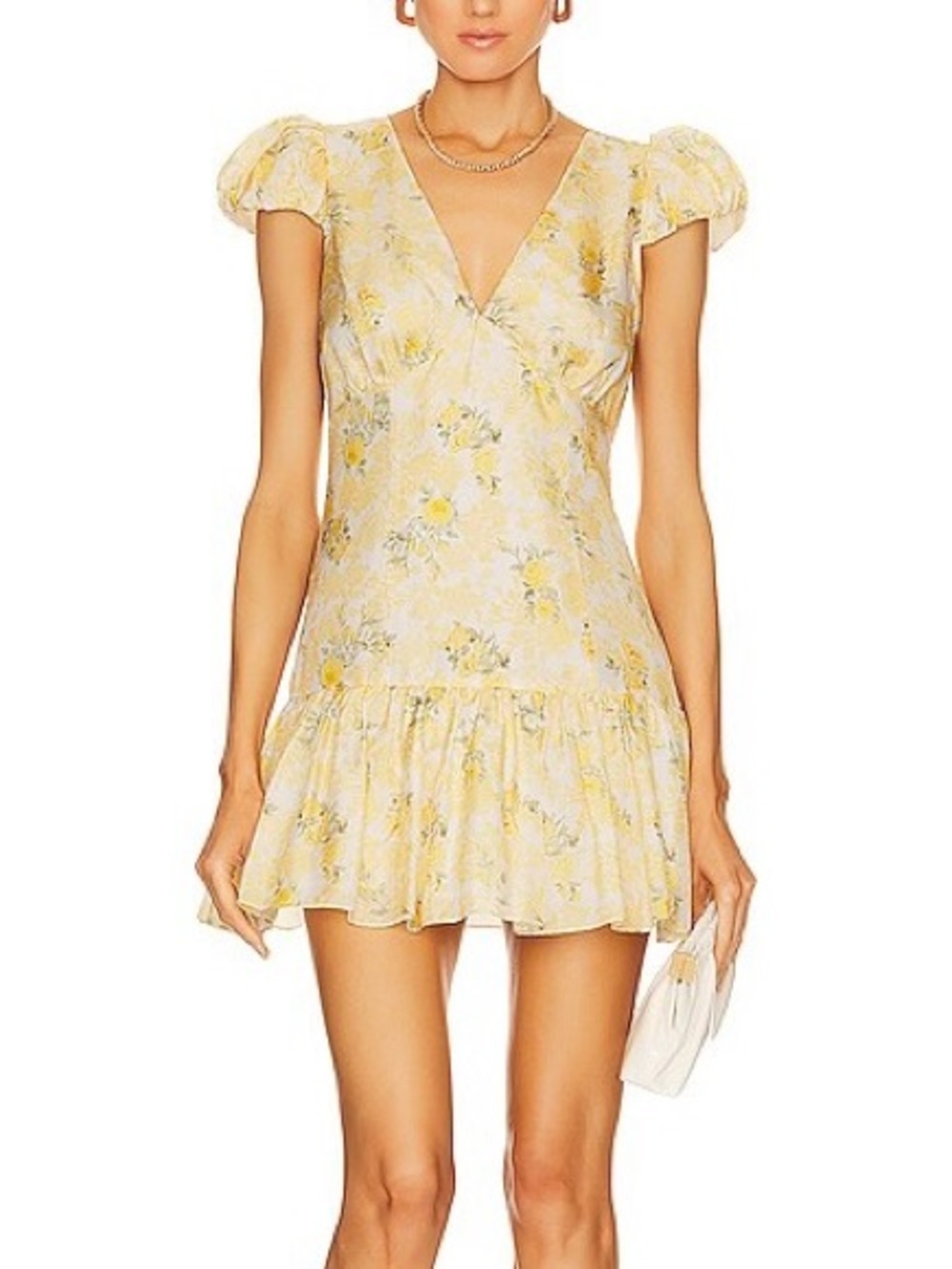NWT LOVESHACKFANCY Russ Dress in Lemon Daydream Lemon Daydream Womens Size 6